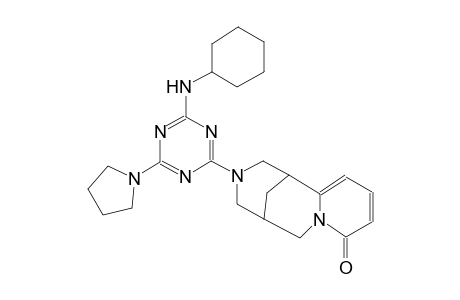 11-[4-(cyclohexylamino)-6-(pyrrolidin-1-yl)-1,3,5-triazin-2-yl]-7,11-diazatricyclo[7.3.1.0²,⁷]trideca-2,4-dien-6-one