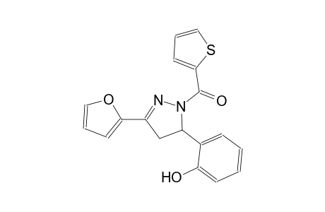 phenol, 2-[3-(2-furanyl)-4,5-dihydro-1-(2-thienylcarbonyl)-1H-pyrazol-5-yl]-