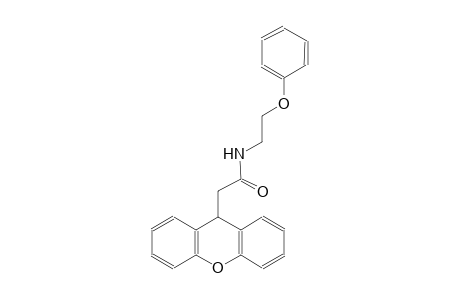 9H-xanthene-9-acetamide, N-(2-phenoxyethyl)-