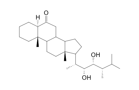 (22S,23S)-22,23-DIHYDROXY-5ALPHA-ERGOSTAN-6-ONE