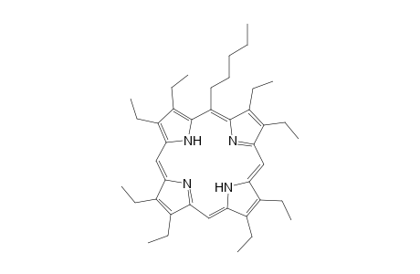 21H,23H-Porphine, 2,3,7,8,12,13,17,18-octaethyl-5-pentyl-