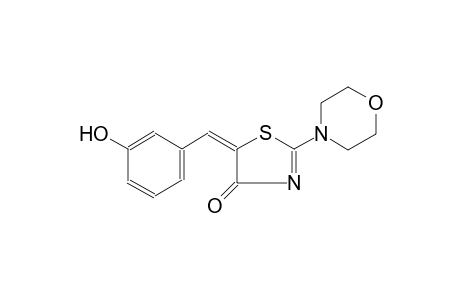 4(5H)-thiazolone, 5-[(3-hydroxyphenyl)methylene]-2-(4-morpholinyl)-, (5E)-