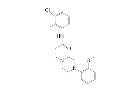1-piperazinepropanamide, N-(3-chloro-2-methylphenyl)-4-(2-methoxyphenyl)-