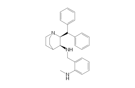 (2S,3S)-2-(diphenylmethyl)-N-[[2-(methylamino)phenyl]methyl]-1-azabicyclo[2.2.2]octan-3-amine