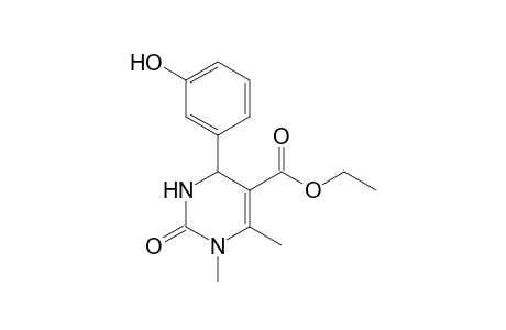 6-(3-hydroxyphenyl)-2-keto-3,4-dimethyl-1,6-dihydropyrimidine-5-carboxylic acid ethyl ester