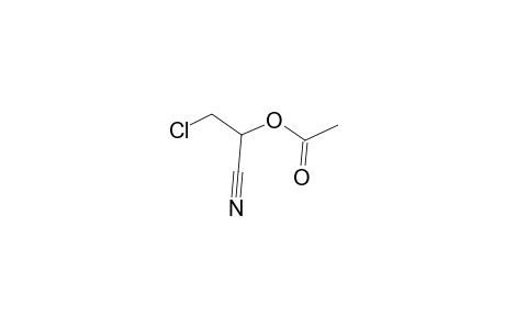 Lactonitrile, 3-chloro-, acetate