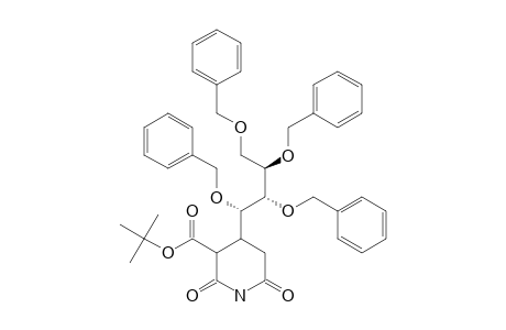 2,6-diketo-4-[(1S,2R,3R)-1,2,3,4-tetrakis(benzyloxy)butyl]nipecotic acid tert-butyl ester