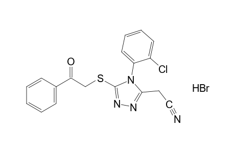 4-(o-chlorophenyl)-5-(phenacylthio)-4H-1,2,4-triazole-3-acetonitrile, monohydrobromide