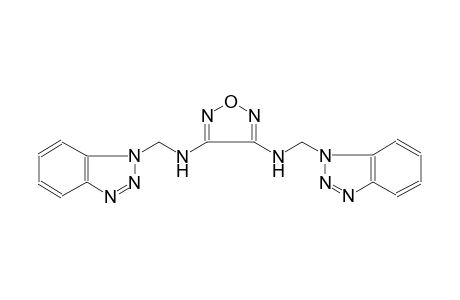 1,2,5-oxadiazole-3,4-diamine, N~3~,N~4~-bis(1H-1,2,3-benzotriazol-1-ylmethyl)-