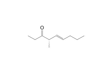 (E,4S)-4-methyl-5-nonen-3-one