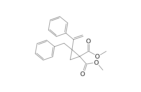 2-(1-phenylethenyl)-2-(phenylmethyl)cyclopropane-1,1-dicarboxylic acid dimethyl ester