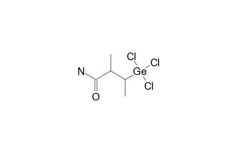2-Methyl-3-(trichlorogermyl)-butyramide