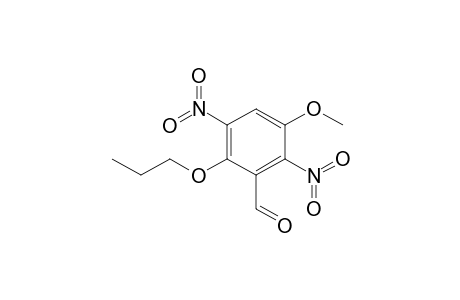 3-Methoxy-2,5-dinitro-6-propoxybenzaldehyde