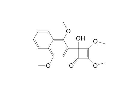 4-Hydroxy-2,3-dimethoxy-4-(1,4-dimethoxy-2-naphthyl)cyclobutenone