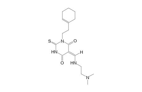 (5E)-1-[2-(1-cyclohexen-1-yl)ethyl]-5-({[2-(dimethylamino)ethyl]amino}methylene)-2-thioxodihydro-4,6(1H,5H)-pyrimidinedione