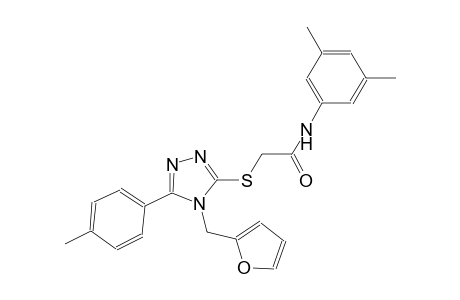 N-(3,5-dimethylphenyl)-2-{[4-(2-furylmethyl)-5-(4-methylphenyl)-4H-1,2,4-triazol-3-yl]sulfanyl}acetamide