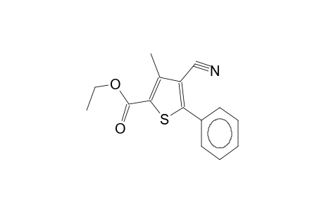 2-phenyl-3-cyano-4-methyl-5-ethoxycarbonylthiophene