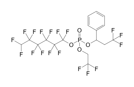 (2",2",2"-Trifluoroethyl)-(dodecafluorohexyl)-[(.alpha.-2',2',2'-trifluoroethyl)benzyl]phosphate