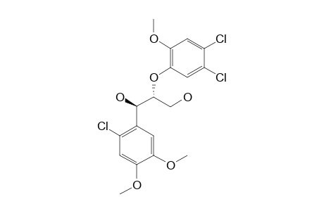 1-(6-CHLORO-3,4-DIMETHOXYPHENYL)-2-(4,5-DICHLORO-2-METHOXYPHENOXY)-1,3-PROPANEDIOL;T