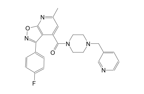 isoxazolo[5,4-b]pyridine, 3-(4-fluorophenyl)-6-methyl-4-[[4-(3-pyridinylmethyl)-1-piperazinyl]carbonyl]-