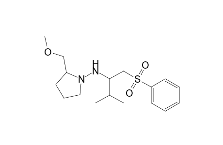 2-[(2'-(Methoxymethyl)pyrrolidin-1'-yl)amino]-3-methylbutyl phenyl sulfone