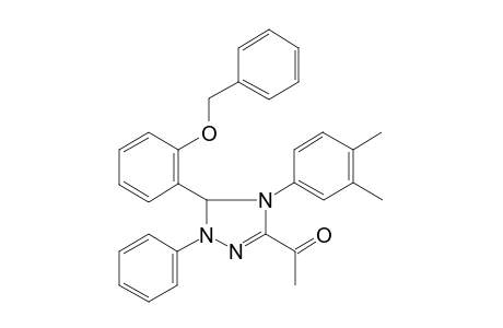 1-[3-(2-benzoxyphenyl)-4-(3,4-dimethylphenyl)-2-phenyl-3H-1,2,4-triazol-5-yl]ethanone