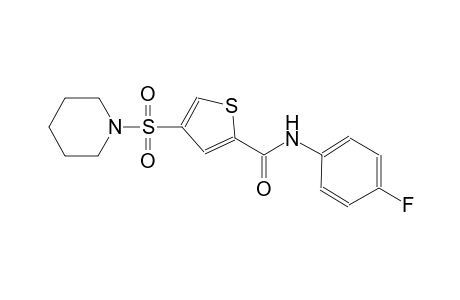 2-thiophenecarboxamide, N-(4-fluorophenyl)-4-(1-piperidinylsulfonyl)-