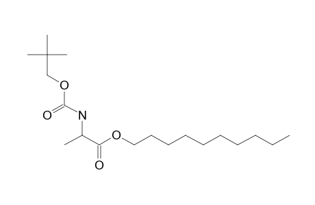 D-Alanine, N-neopentyloxycarbonyl-, decyl ester