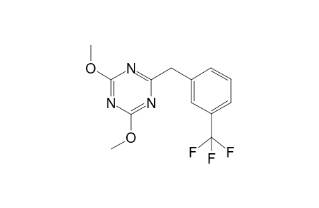 2,4-Dimethoxy-6-[3-(trifluoromethyl)benzyl]-1,3,5-triazine
