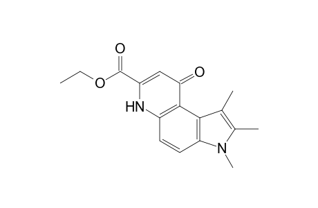 3H-Pyrrolo[3,2-f]quinoline-7-carboxylic acid, 6,9-dihydro-1,2,3-trimethyl-9-oxo-, ethyl ester