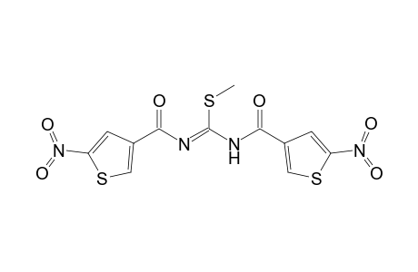Methyl N,N'-di(5-nitrothien-3-ylcarbonyl)-imidothiocarbamate