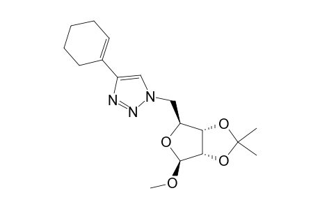 1-O-METHYL-2,3-O-ISOPROPYLIDENE-5-(4-CYCLOHEXENE-1-H-1,2,3-TRIAZOL-1-YL)-BETA-D-RIBOFURANOSE