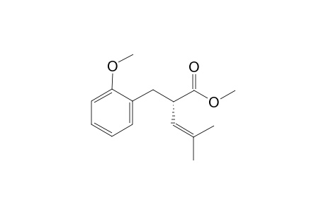 (+)-(R)-Methyl 2-(2-methylpropenyl)-3-(2-methoxyphenyl)propionate