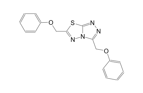 [1,2,4]triazolo[3,4-b][1,3,4]thiadiazole, 3,6-bis(phenoxymethyl)-