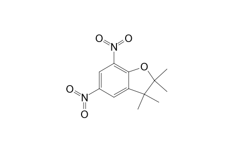 5,7-Dintro-2,2,3,3-tetramethyl-2,3-dihydrobenzo[b]furan