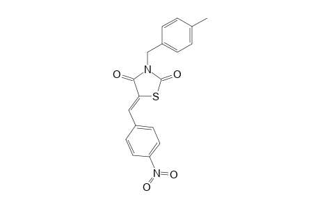 (Z) 3-(4-methyl-benzyl)-5-(4-nitro-benzylidene)-thiazolidine-2,4-dione