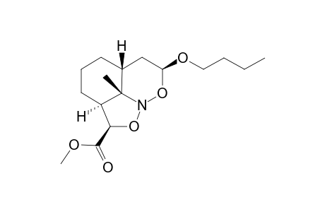 Methyl rel-(1R,3S,5S,6aR,9aS,9bS)-5-n-Butoxy-9b-methylhexa-hydro-1H-isooxazolo[2,3,4-H][2,1]benzoxazine-1-carboxylate