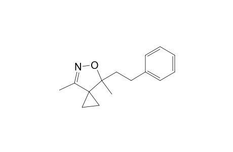 4,7-Dimethyl-7-(2-phenylethyl)-6-oxa-5-azaspiro[2,4]hept-4-ene