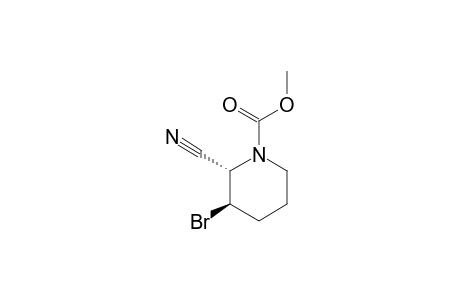 TRANS-3-BrOMO-2-CYANO-1-PIPERIDINECARBOXYLIC-ACID-METHYLESTER