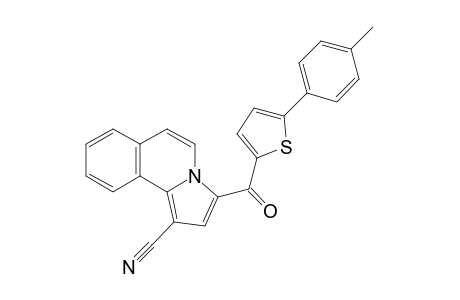 3-[5-(4-Tolyl)thiophen-2-ylcarbonyl]pyrrolo[2,1-a]isoquinoline-1-carbonitrile