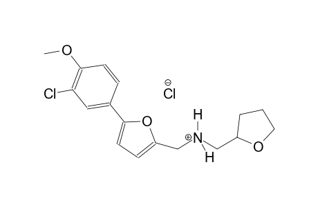 2-furanmethanaminium, 5-(3-chloro-4-methoxyphenyl)-N-[(tetrahydro-2-furanyl)methyl]-, chloride