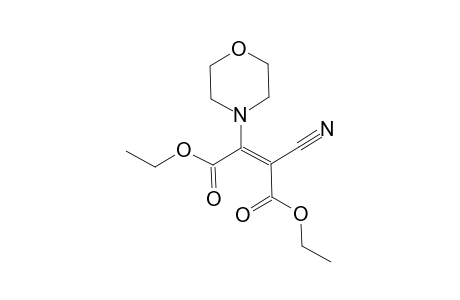 Diethyl 2-cyano-3-(morpholin-4'-yl)but-2-ene-1,4-dioate