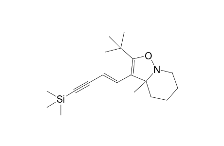 4,5,6,7-Tetrahydro-3a-methyl-2-(t-butyl)-3-[4'-(trimethylsilyl)but-1'-en-3'-ynyl]-(3aH)-isoxazolo[2,3-a]pyridine