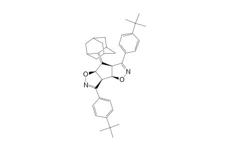 (3aR,3bR,6aS,7aR)-7-Adamantan-2-ylidene-3,6-bis-(4-tert-butylphenyl)-3b,6a,7,7a-tetrahydro-3aH-cyclopenta[1,2-d:3,4-d']diisoxazole