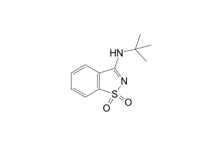 3-(tert-butylamino)-1,2-benzisothiazole, 1,1-dioxide