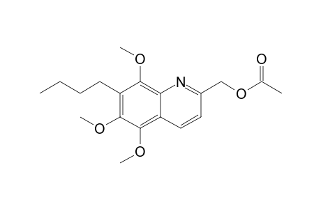 2-Acetoxymethyl-5,6,8-trimethoxy-7-butylquinoline