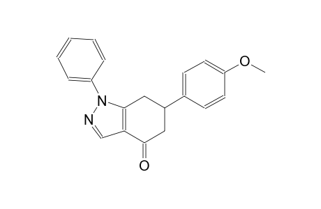 6-(4-methoxyphenyl)-1-phenyl-1,5,6,7-tetrahydro-4H-indazol-4-one