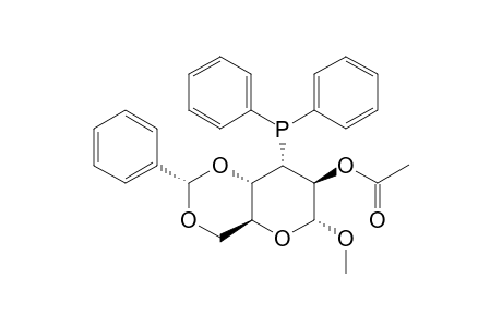METHYL-2-O-ACETYL-4,6-O-BENZYLIDENE-3-DEOXY-3-(DIPHENYLPHOSPHINO)-ALPHA-D-ALTROPYRANOSIDE