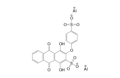 1,4-Dihydroxy-2-(4-sulfophenoxy)anthrachinon-3-sulfonic acid/Al salt
