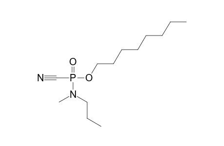 O-octyl N-methyl N-propyl phosphoramidocyanidate